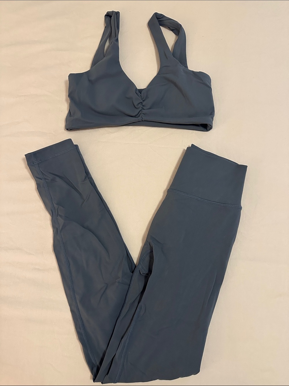Women’s Slate Blue Active Bra & Legging Set